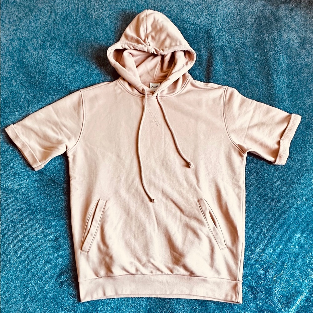 Mens ZARA short sleeve hoodie (M)